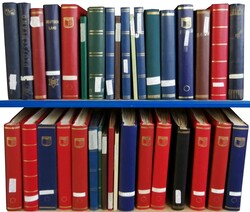 umfangreicher Sammlernachlass in 34 großen Bänden (meist ABRIA) mit ...