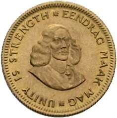 1 Rand 1972, Jan van Riebeeck/Springbock, KM#63, stg.