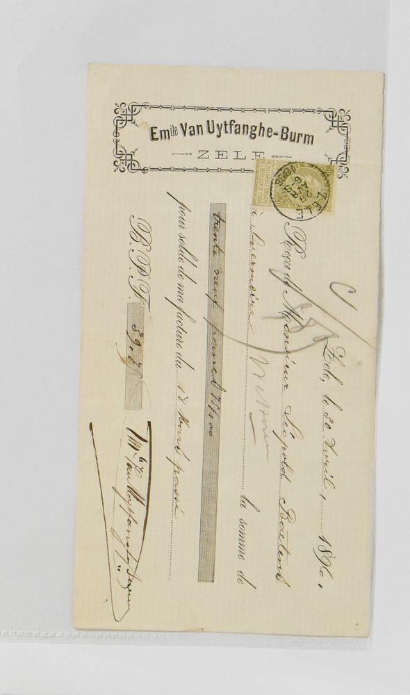 1882/1911 Composition de dizaines d'anciens récépissés, dont ...