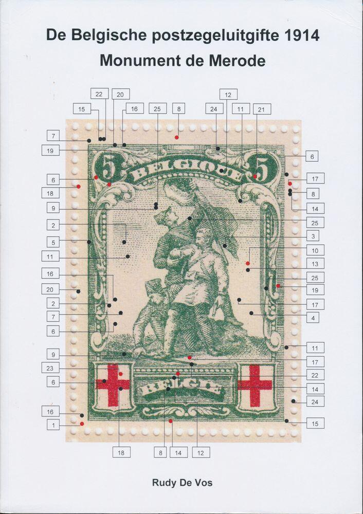 De Belgische postzegeluitgifte 1914, monument de Merode; Rudy De Vos; ...