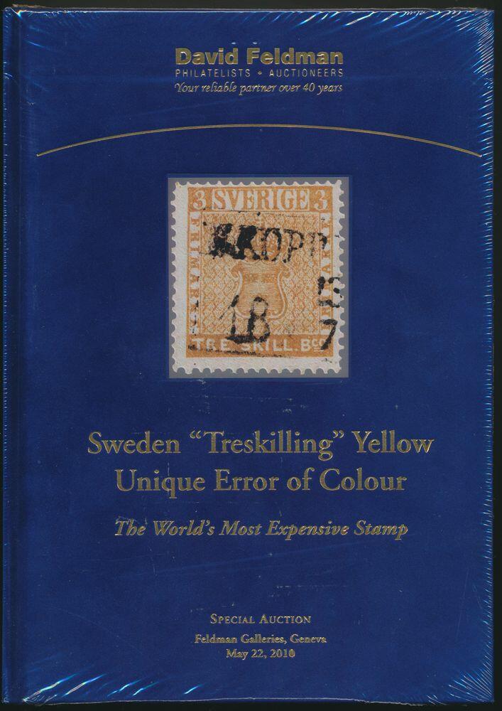 Schweden, "Treskilling" Yellow Unique Error of Colour - The World's ...