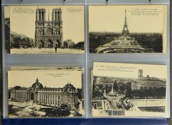 Paris and other places, all older cards, in 2 modern binders (128 ...