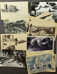Various places and views, mainly older period, small format (approx. ...