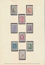 Nr. 1627/35 „Belgica '72” (2x), der Satz ungezähnt und **, ...