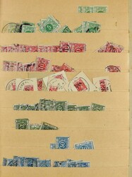 1870/1973 Vorrat in altem Einsteckbuch, schön/zu ...