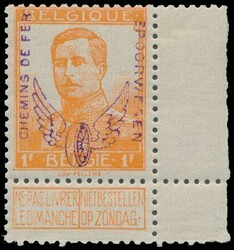 1810: Belgien - Eisenbahnmarken