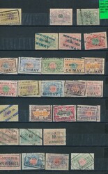 1900/1940 Private line "Chimay", 40 stamps and 1 bond, vf/fOriginal ...