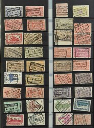1900/1928 Davo stockbook with +/-1,220 cancellations, including ...