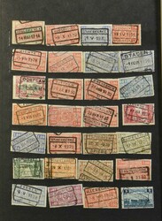 1900/1985 Stockbook with approx. 900 cancellations, many beautiful ...