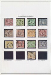 1920 London and Mechelen issues, accumulation of cancellations on ...
