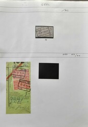 1924/1981 Turnhout district, collection on sheets, +/-150 items, ...