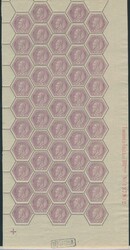 TG 11/17, alle in vollständigem Bogen zu 50 Stück, verschiedene ...