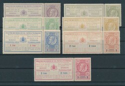 TE 13/20 „Dritter Druck” („3fr.” mit Falz in Marke), ...