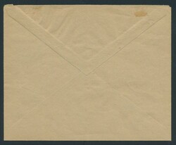 1942 E 22 "+50fr. orange" on field post letter 03.2.42, vfOriginal ...