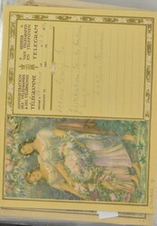 1860/1972 Collection of dozens of telegrams in ring classur, ...