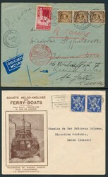 Sammlung von 23 Briefen aus Belgien in die Schweiz, Zeitraum zwischen ...
