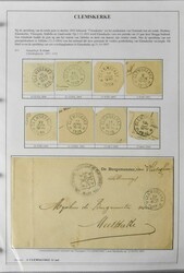 Collection d’oblitérations de diverses communes côtières, dans ...