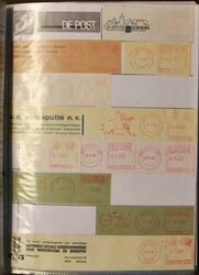 Cachets rouges, très vaste collection d’oblitérations dans 13 ...