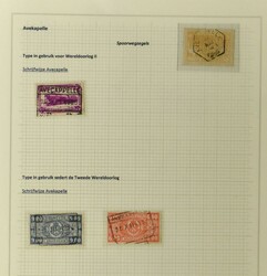 Avecapelle collection, several picture postcards (where the king ...