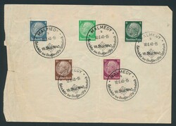 Group of cards, letters and stamps relating to Malmédy, both ...
