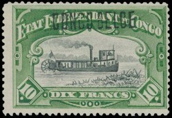 1850: Congo Belga - Cancellations and seals