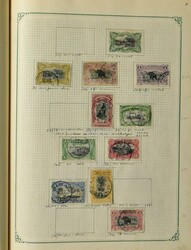 Collection sur feuilles dans classeur, n° 11 (contrefaçon), ...