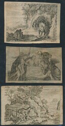 Cartes mortuaires, dont 1x 1775, 1793, 1797, etc. (6 pièces)