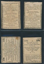 Cartes mortuaires, principalement "ecclésiastiques", décédés ...