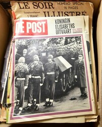 MISCELLANEOUS: Memorial cards, prayer cards, maps, periodicals, etc., ...