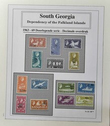 1944/1992 Sammlung in Album mit u. a. Frankierungsreihe EII (bis ...