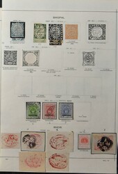 Indian States, nice collection of Feudatory States in stockbook ...