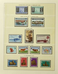 Guernsey 1969/1989 Collection in Lindner album, item mint with ...