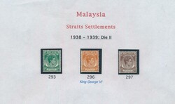 1937/1941 N° 278/98 'George VI' complete set, N° 296 with usual ...