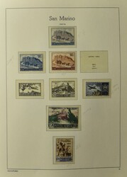 1945/1991 Fairly complete collection in Leuchtturm album, vfOriginal ...