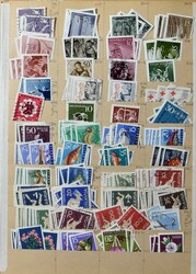 1956/1981 Stock in 2 slip-in albums, vf/f/to be checked  Original ...