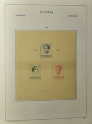 1880/1959 Collection in KaBe album including better Caritas sets, ...