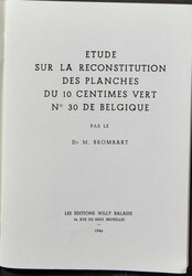 Étude sur la reconstitution des planches du 10 centimes vert, n° 30 ...
