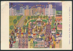 1951 Summer Stamps issue FDC sent to South Africa, Eindhoven official ...