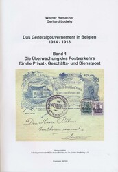 Das Generalgouvernement in Belgien, cie Überwachung des Postverkehrs ...