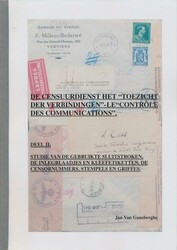 De censuurdienst, het "toezicht der verbindingen" in 2 delen; Jan Van ...