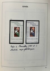 Ca. 1950/2002 Collection in 8 albums, with many mint items, vf/f  ...