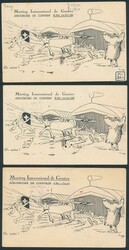 31.5.1925 Genfer Internationales Luftfahrt-Treffen Los von 3 ...