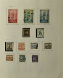 1876/1980 Collection in album and folder, various items including ...