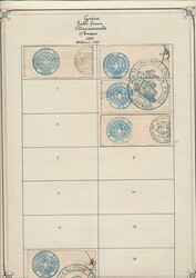 Grèce, collection sur feuilles d’album avec un grand nombre de ...