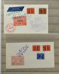 Verschiedene Postsendungen, darunter Feldpost, niederländische ...