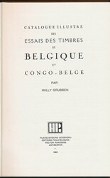 Zusammenstellung aus 2 Büchern, "Catalogue illustré des essais des ...