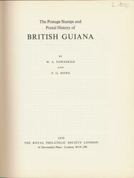 Britisch-Guayana, "The Postage Stamps and Postal History of British ...