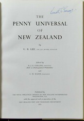 Neuseeland, "The Penny Universal of New Zealand; G.R. Lee; The Royal ...