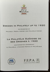 Schweden, "Monacophil 2013, "Sweden in Philately up to 1920; Club de ...