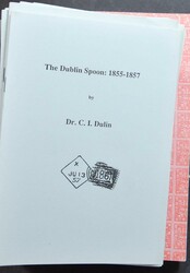 3 books with many duplicates, including "The Dublin Spoon 1855/1857" ...